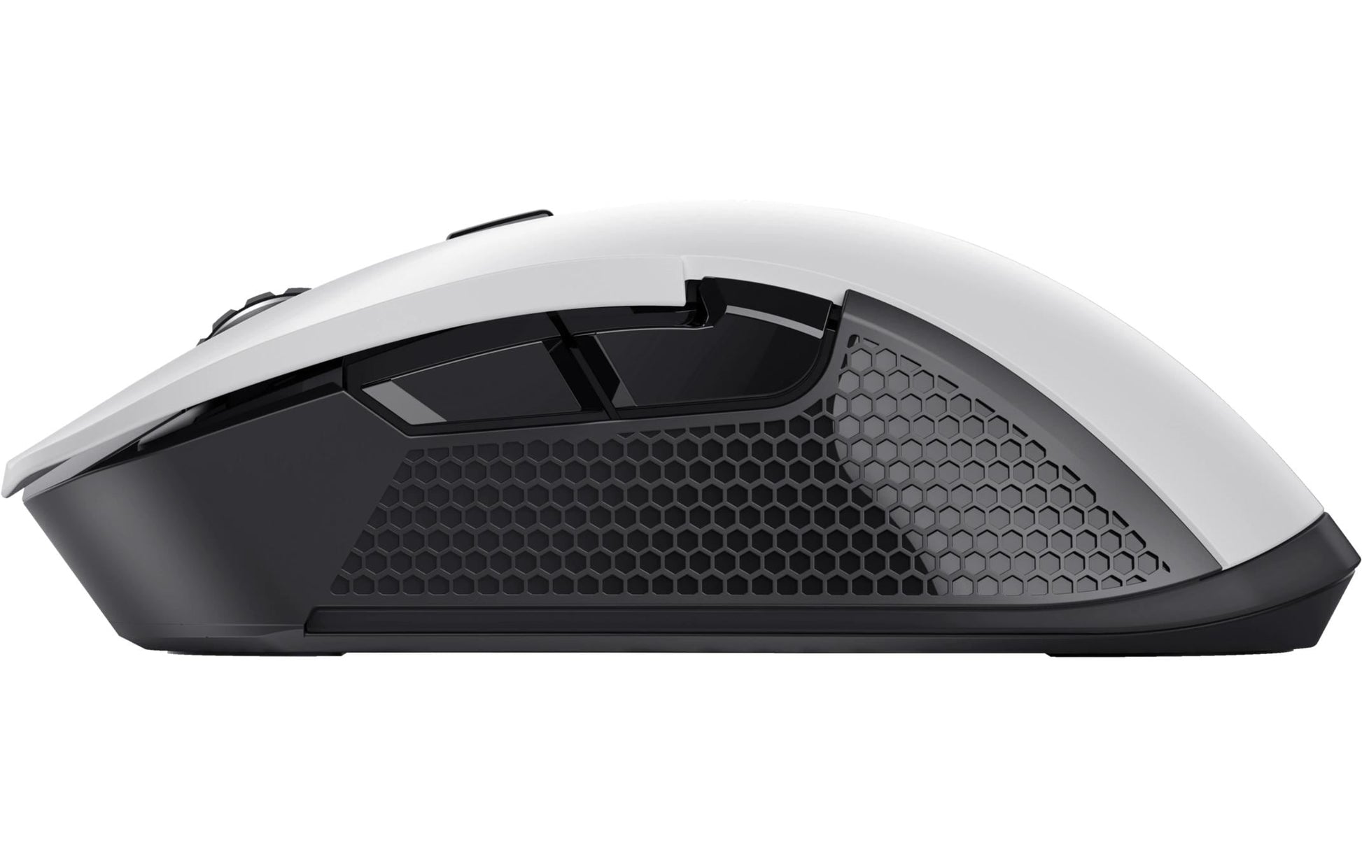 Trust GXT 923W YBAR – Gaming-Maus – Kabellos (2,4 GHz), 7200 DPI, RGB-Beleuchtung, rechts, Weiss