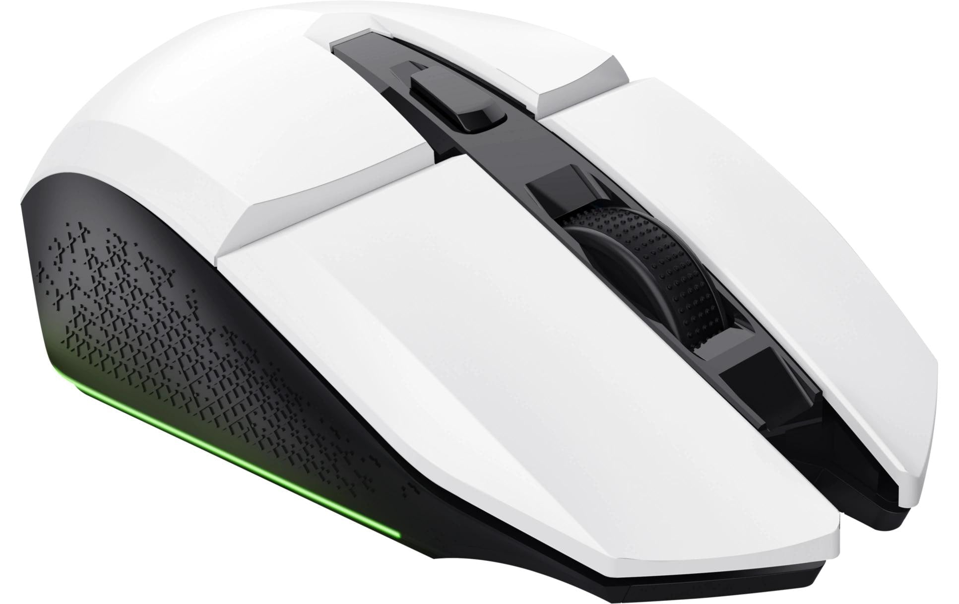 Trust GXT 110 Felox – Gaming-Maus – Kabellos (2,4 GHz), 4800 DPI, RGB-Beleuchtung, rechts, Weiss