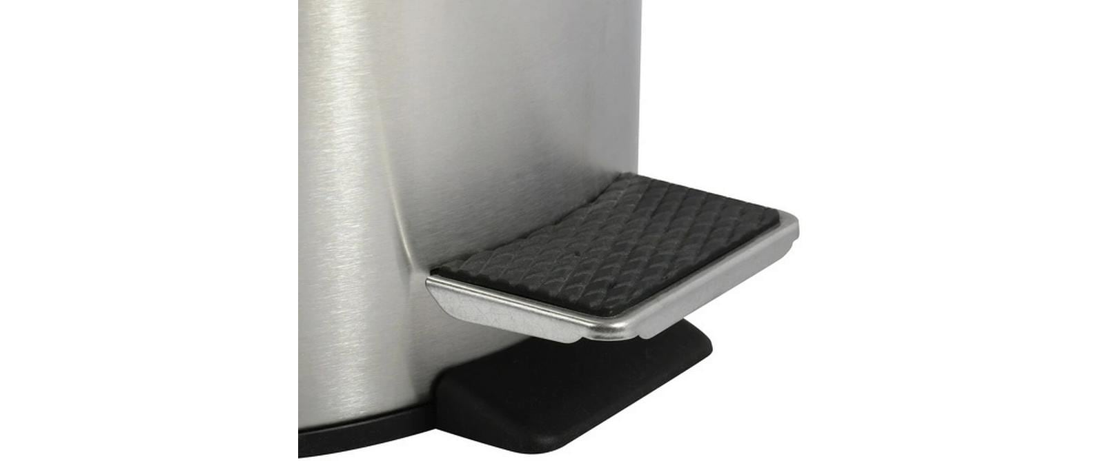 MSV Treteimer 100156 – 12 l – Edelstahl, rund
