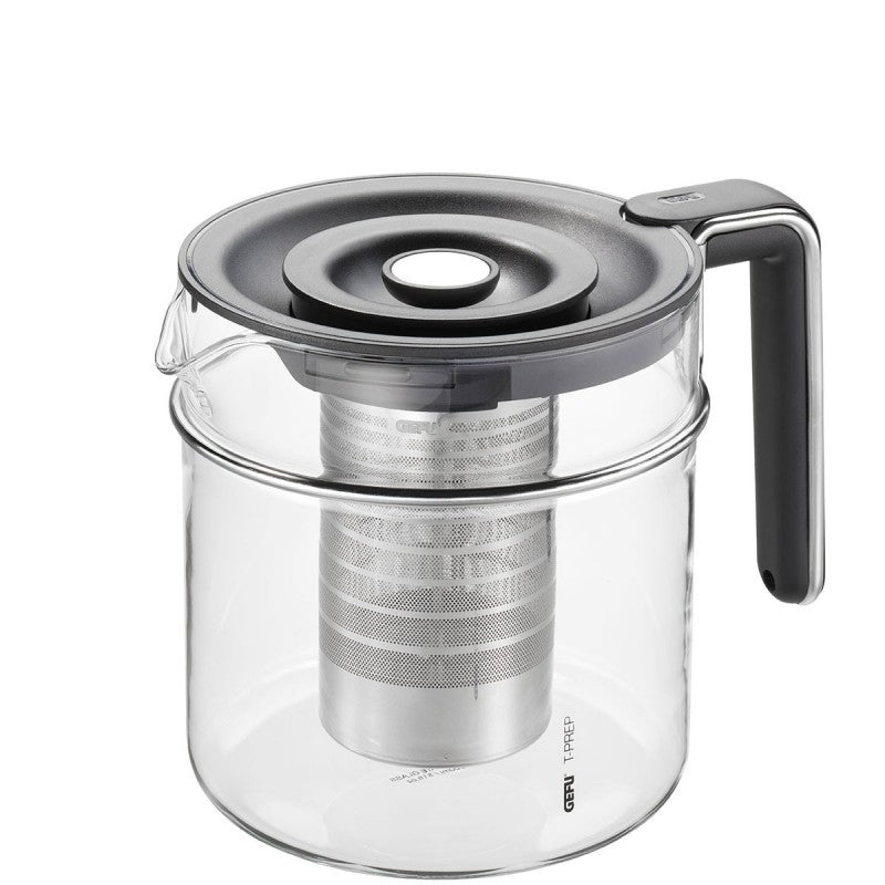 GEFU Teekanne – 1,5 l, 15,0 × 21,0 × 15,8 cm, Borosilikatglas, spülmaschinenfest, mit Edelstahlfilter