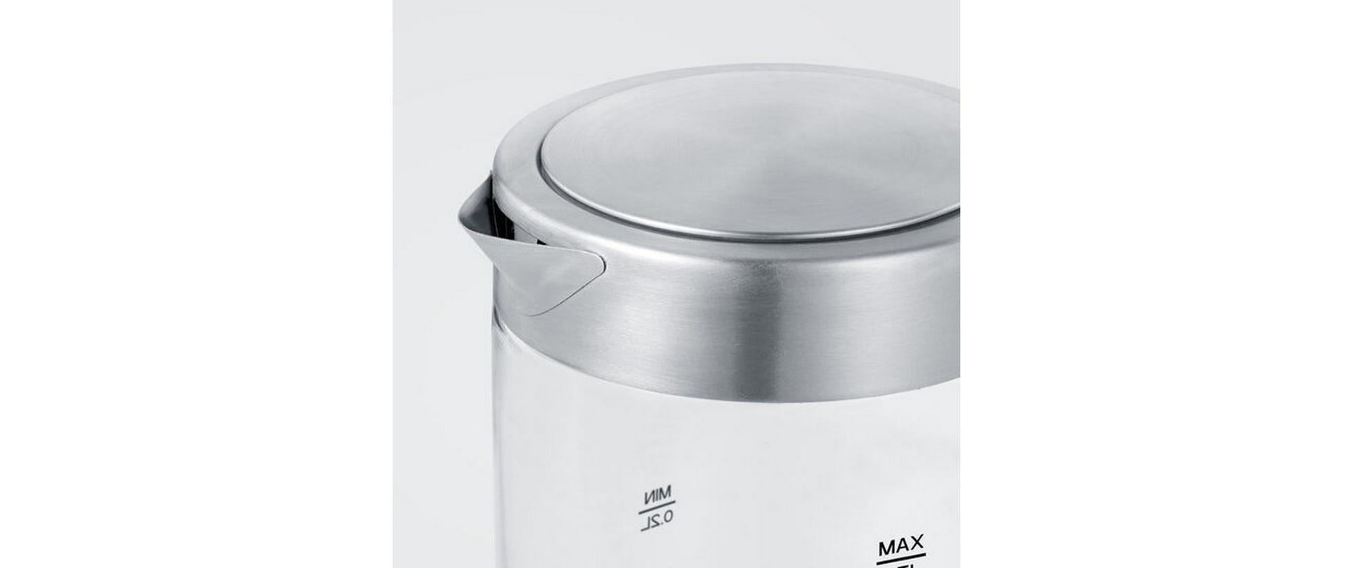 Severin Wasserkocher – 0,5 l, Glas/Edelstahl, WK3472