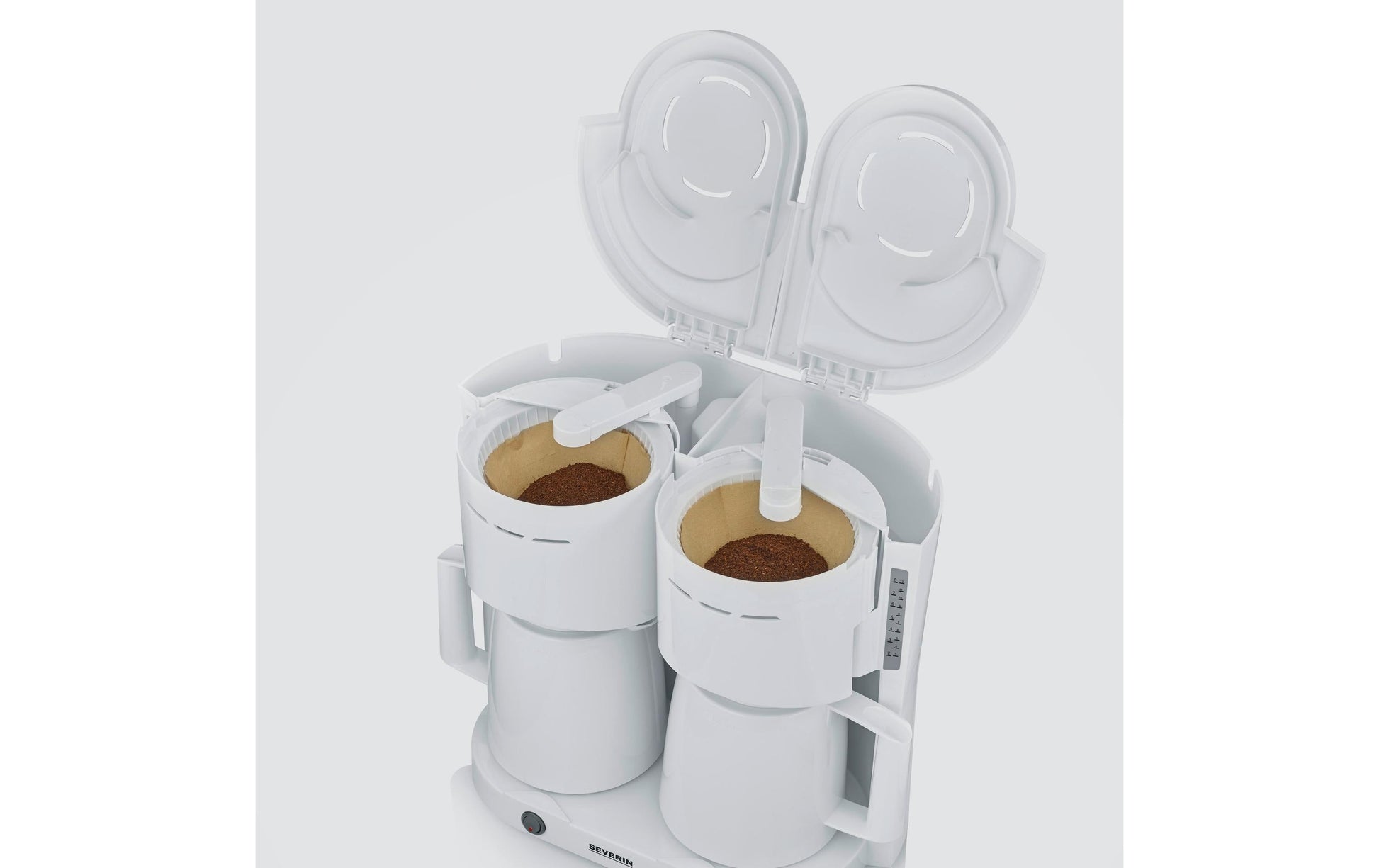 Severin KA9314 Filterkaffeemaschine – 16 Tassen, 1 l, Einwegfilter, Weiss