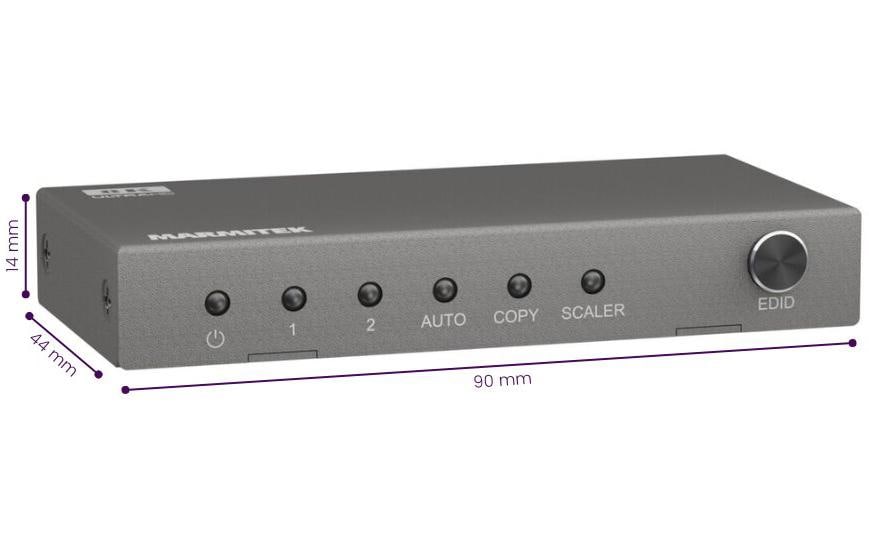 Marmitek Split 712 – HDMI-Verteiler – 4K UHD, HDMI, 1 Eingang, 2 Ausgänge