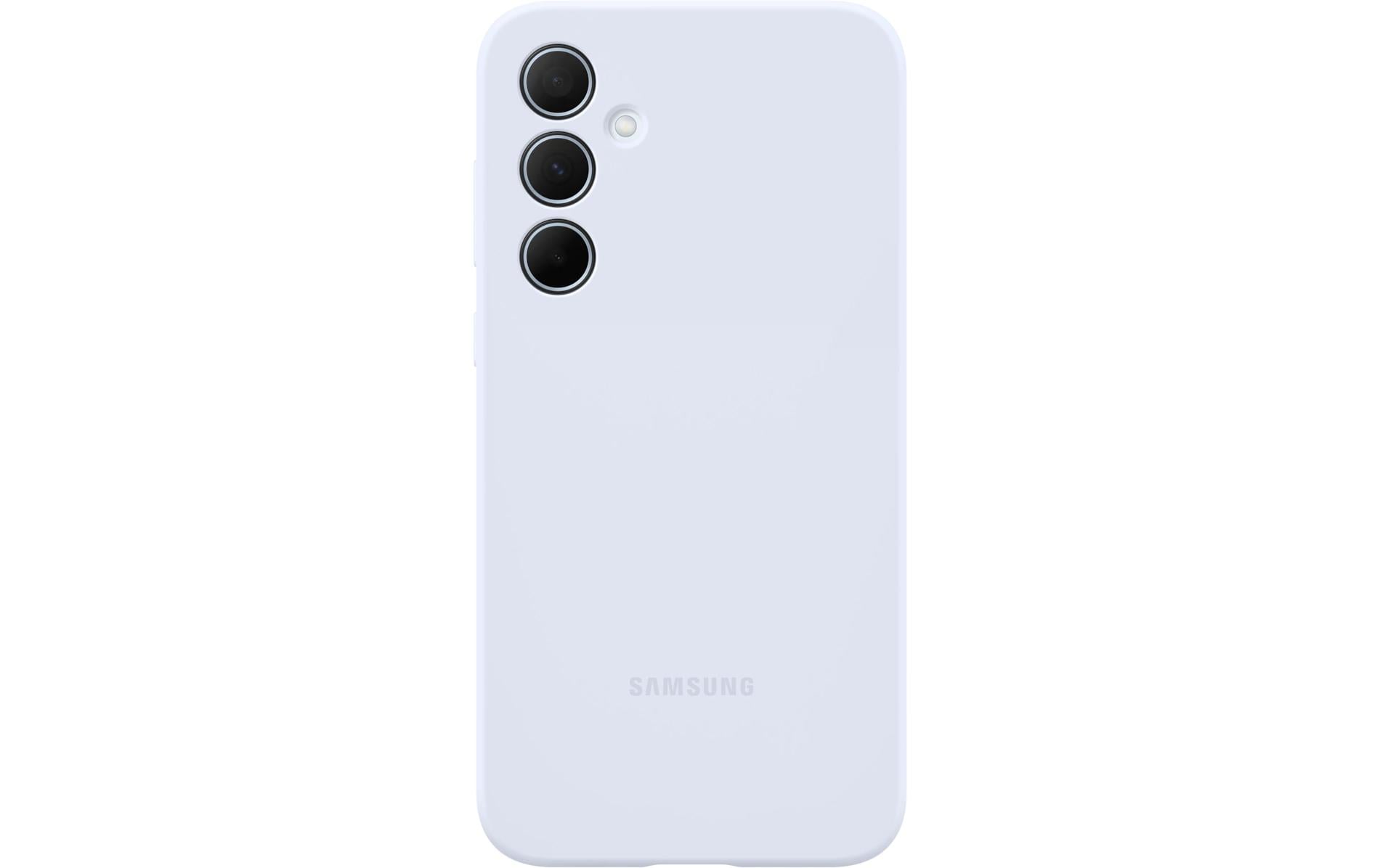 Samsung Backcover – für Samsung Galaxy A35 5G – hellblau – Silikon – stossfest, kratzresistent