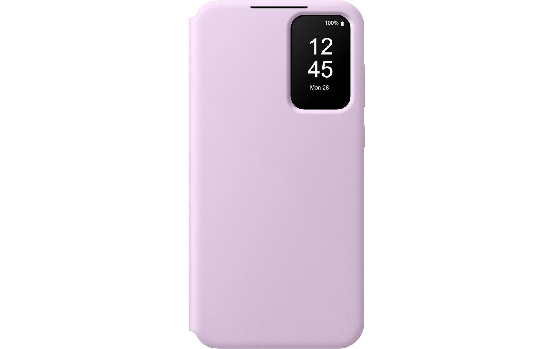 Samsung Smart View Wallet Hülle – für Samsung Galaxy A35 5G, Lavendel, mit interaktivem Fenster