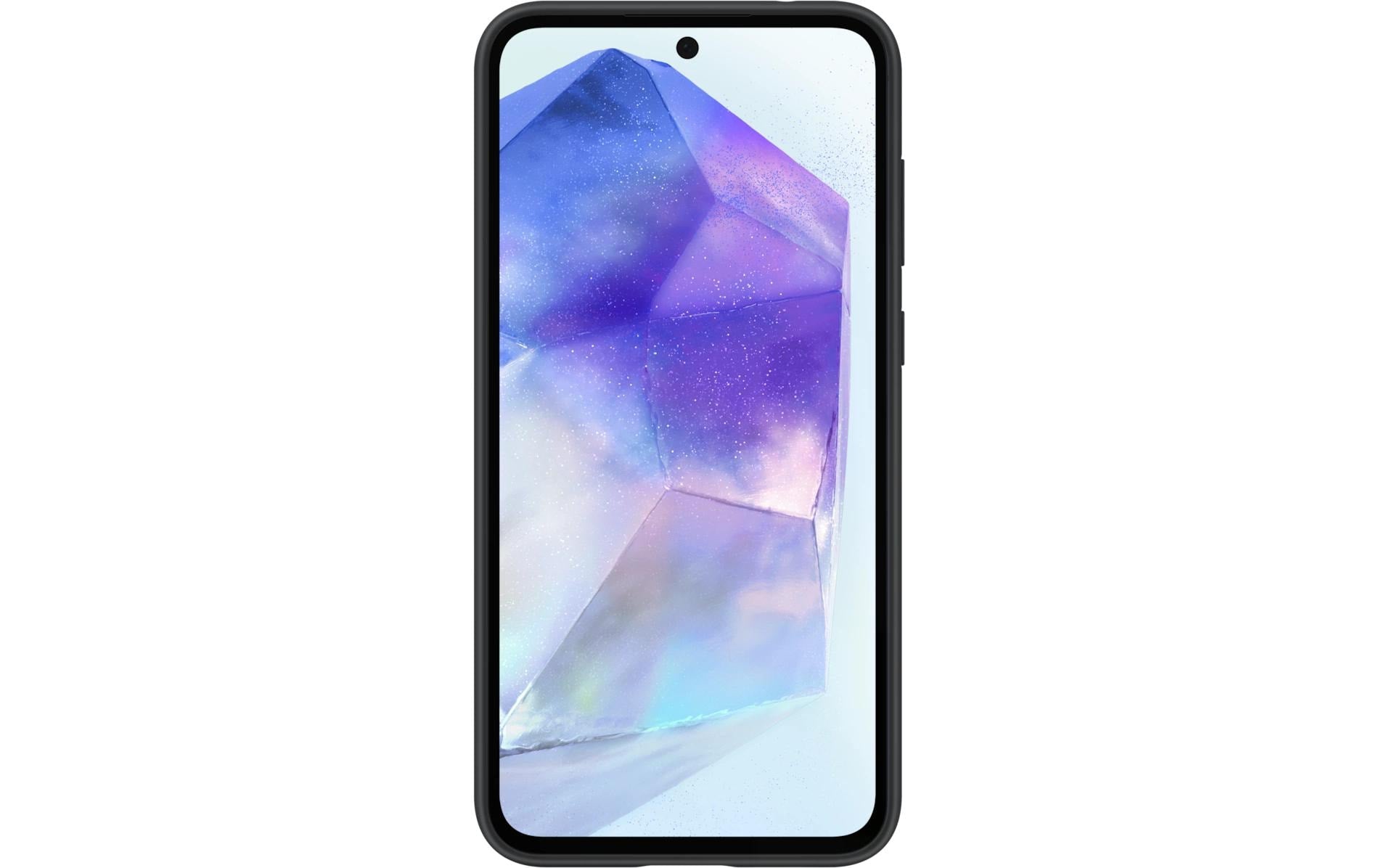 Samsung Backcover – für Samsung Galaxy A55 5G – schwarz – Silikon – stossfest, kratzresistent