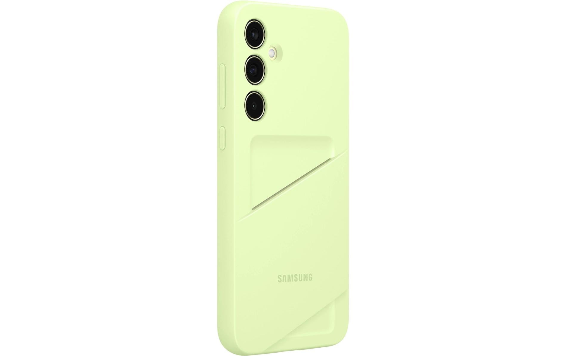 Samsung Backcover – für Samsung Galaxy A35 5G – Limette – TPU, mit Kartenfach