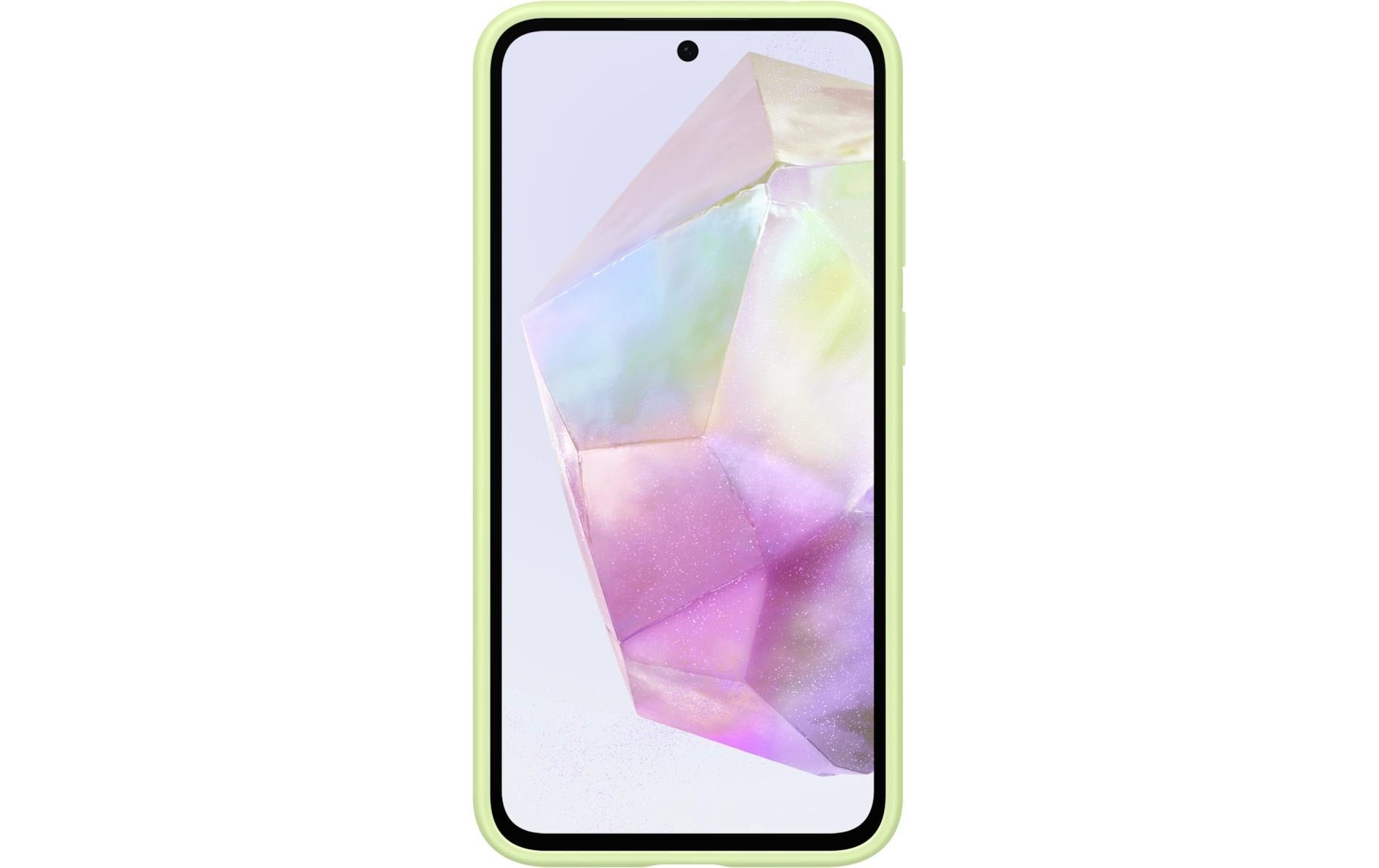 Samsung Backcover – für Samsung Galaxy A35 5G – Limette – TPU, mit Kartenfach