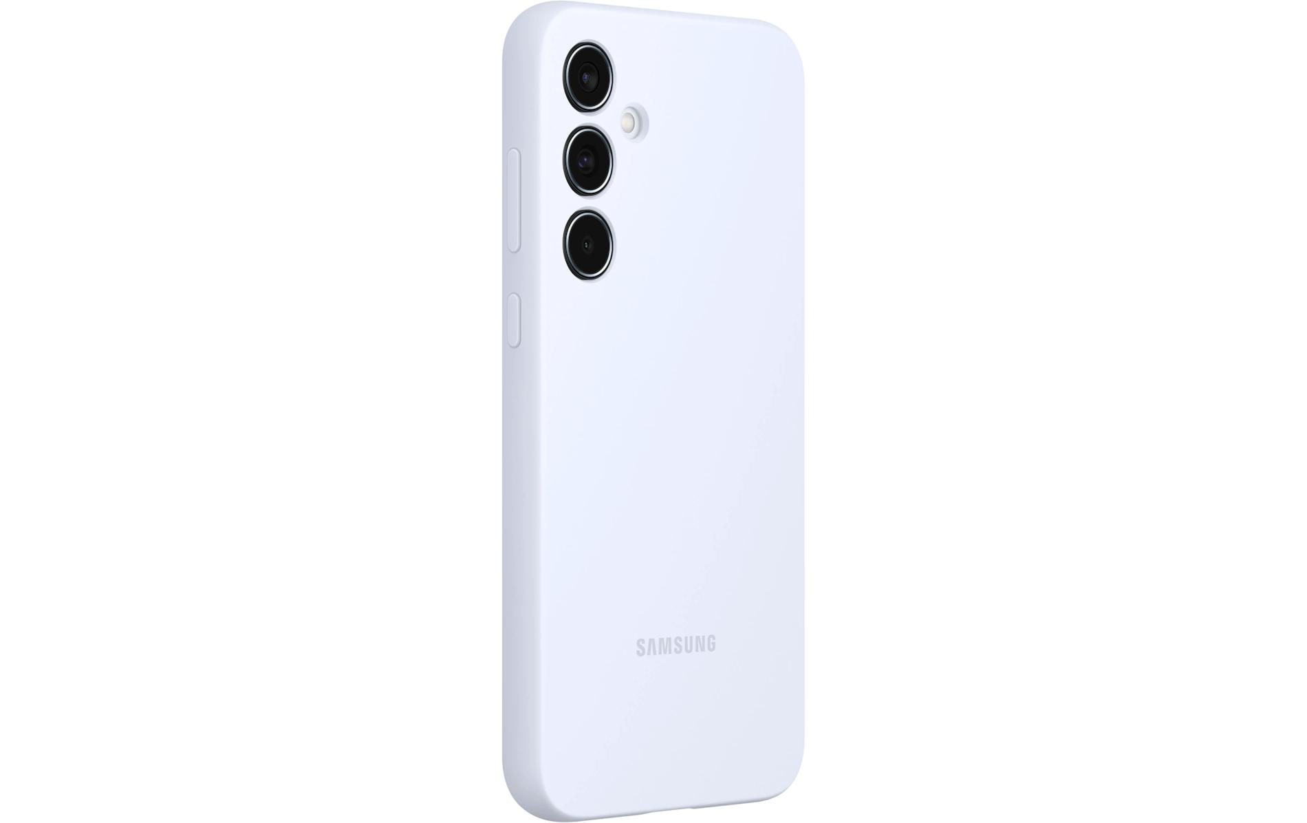 Samsung Backcover – für Samsung Galaxy A35 5G – hellblau – Silikon – stossfest, kratzresistent