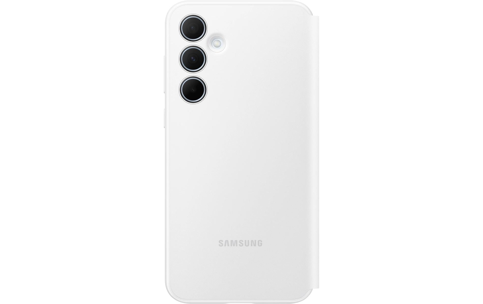 Samsung Booklet-Hülle Smart View – für Galaxy A35 5G – weiss – mit Kartenfach