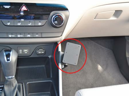 Brodit Auto-Halterung, Klemmhalterung – Universal – Schwarz, ABS