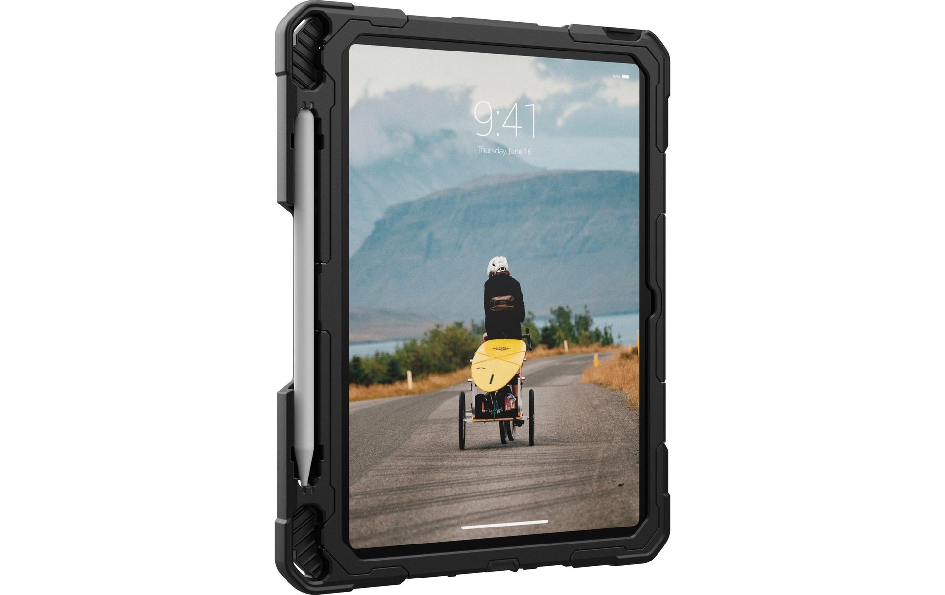 Urban Armor Gear UAG Tablet-Hülle für iPad 10,9" (10. Gen.) – Silber/Schwarz
