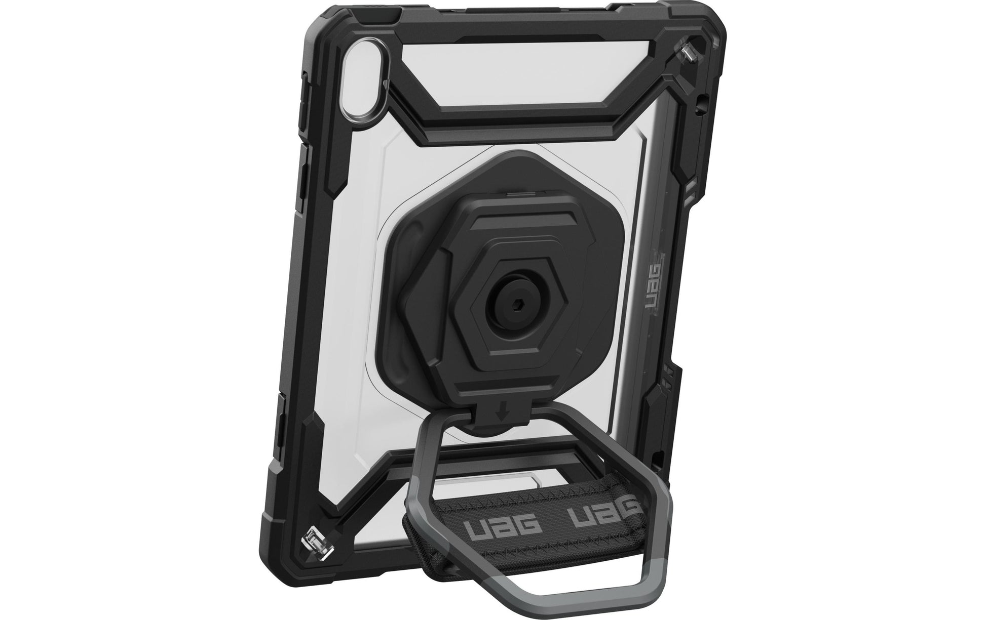 Urban Armor Gear UAG Tablet-Hülle für iPad 10,9" (10. Gen.) – Silber/Schwarz