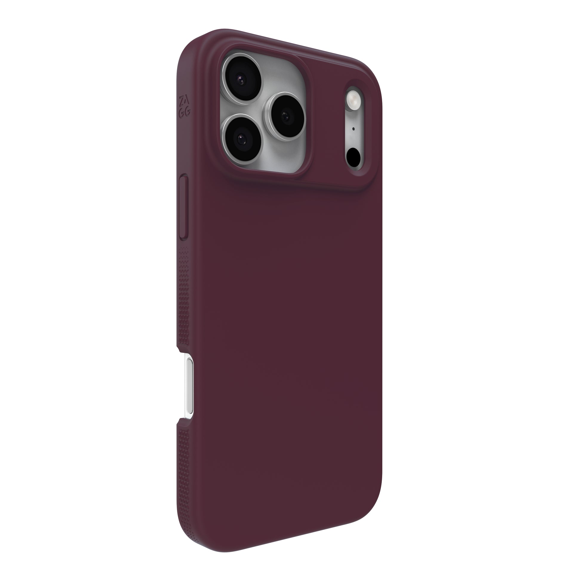 ZAGG Manhattan Snap – Backcover – für Apple iPhone 17 Pro Max, Graphen+Silikon, Kirsche, bis 4 m Sturzsicher
