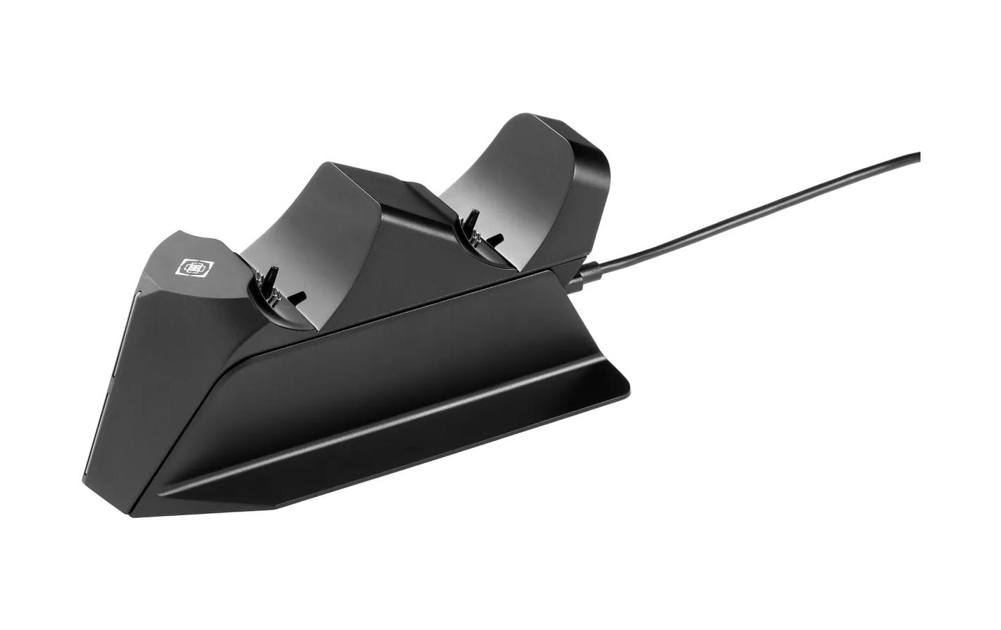 Deltaco Gaming GAM-147 – Ladestation für PlayStation 5, 2x Controller, Ladezeit 3 h, USB-A zu USB-C, Schwarz