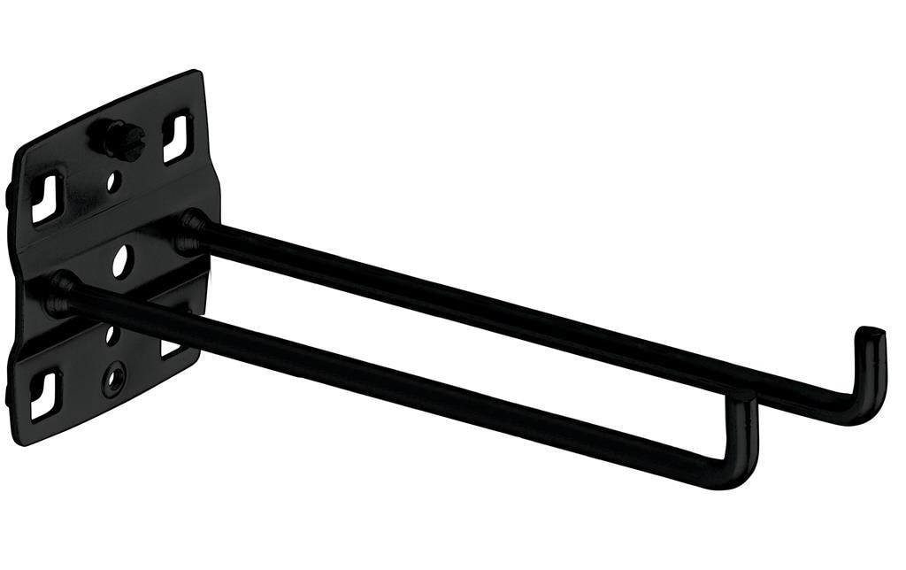 Kraftwerk Wandhalterung – 1-teilig, schwarz, B 150 × H 20 × T 20 mm