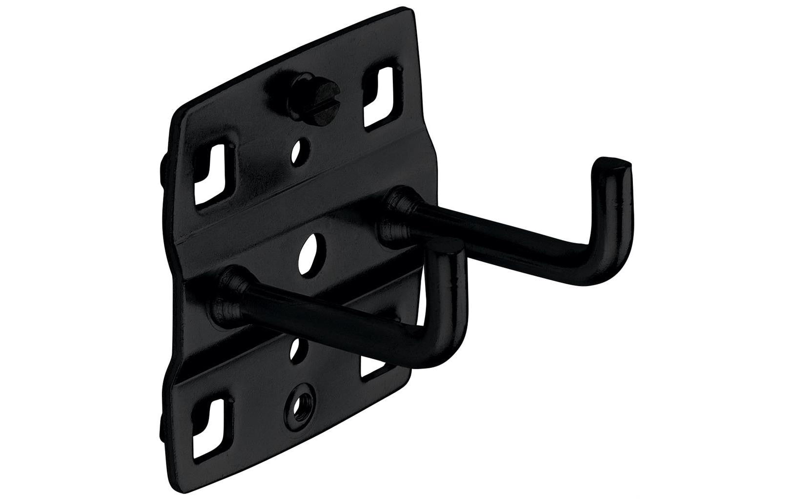 Kraftwerk Magnetleiste/Halterung – doppelt, senkrecht, Wandhalterung, schwarz, B 35 × H 30 × T 30 mm