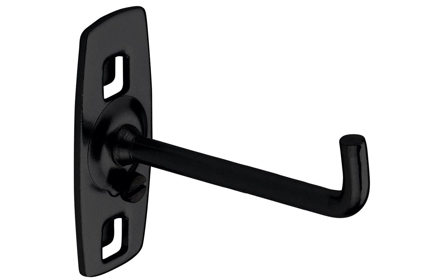 Kraftwerk 145.111.070 Wandhalterung – schwarz, B 70 × H 30 × T 20 mm