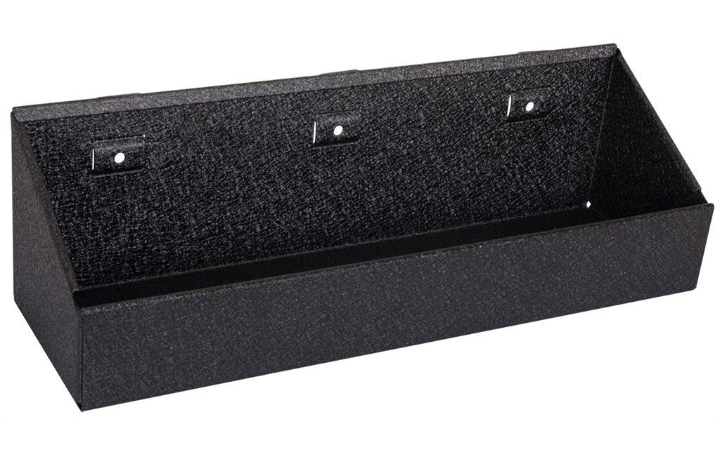 Kraftwerk Aufbewahrungsbox – Mehrzweckfach, Schwarz/Anthrazit, B 330 × H 100 × T 100 mm, für Dosen