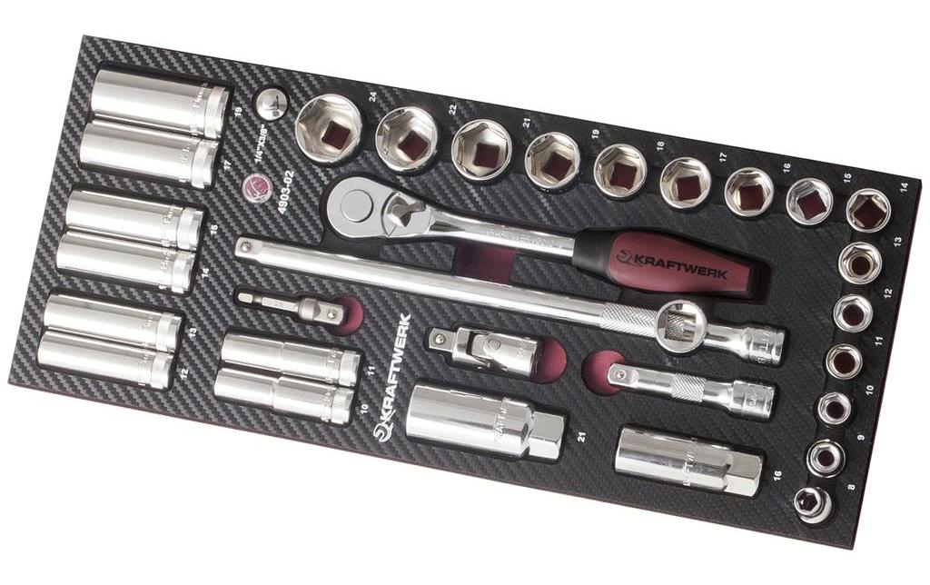 KRAFTWERK Steckschlüssel-Set – Antrieb 3/8" – 4903-02