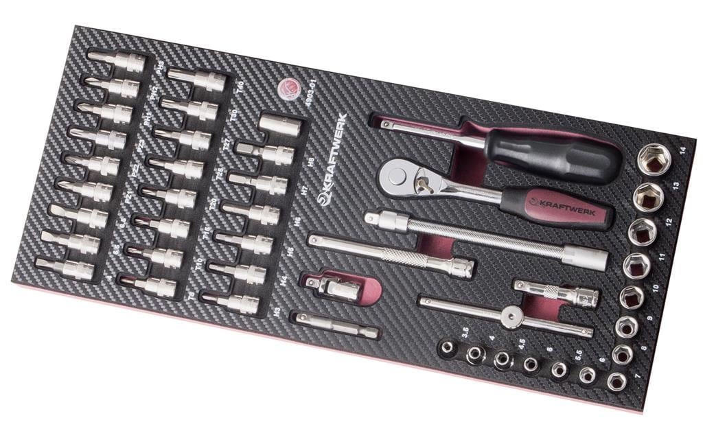 Kraftwerk Steckschlüssel-Set – Antrieb 1/4" – 4903-01