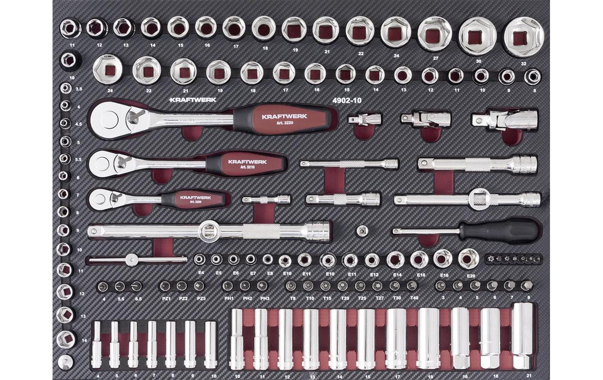 KRAFTWERK Steckschlüssel-Set – 4902-10-1