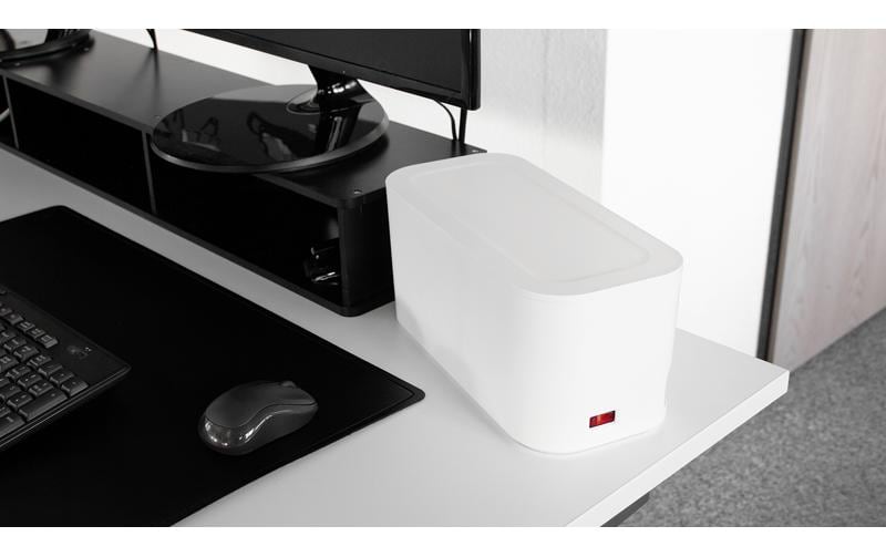 Steffen Steckdosenleiste, 5×T13, mit Schalter, 140×305×140 mm – Weiss