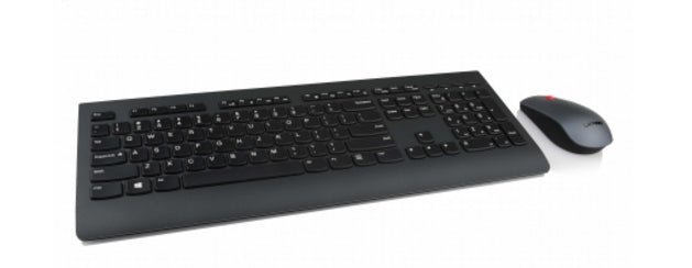 Lenovo Tastatur – 4X30H56800, Maus enthalten, Kabellos (RF), AZERTY, Schwarz
