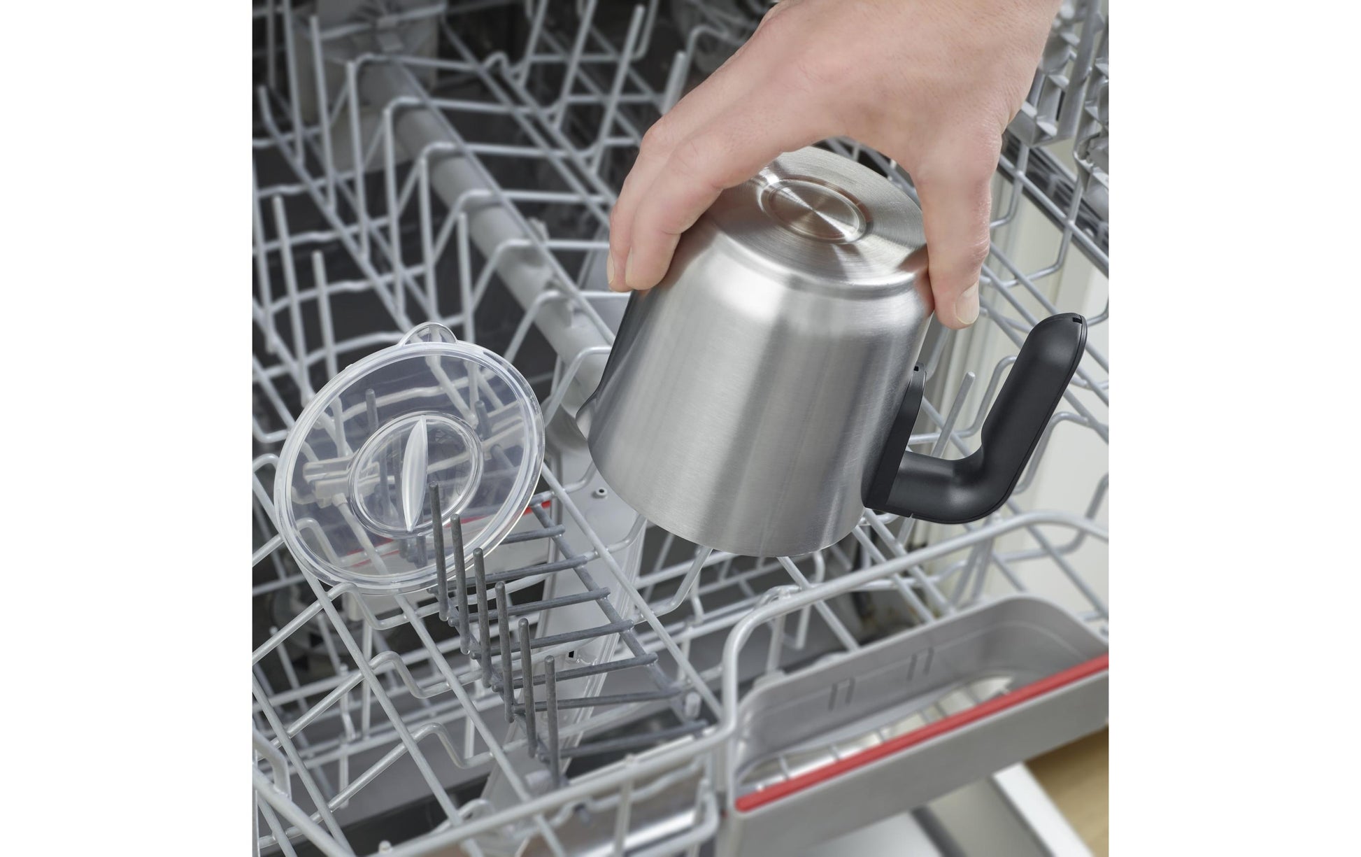 Severin Milchaufschäumer SM3588 – 300 ml, 550 W, spülmaschinenfest – schwarz/silber