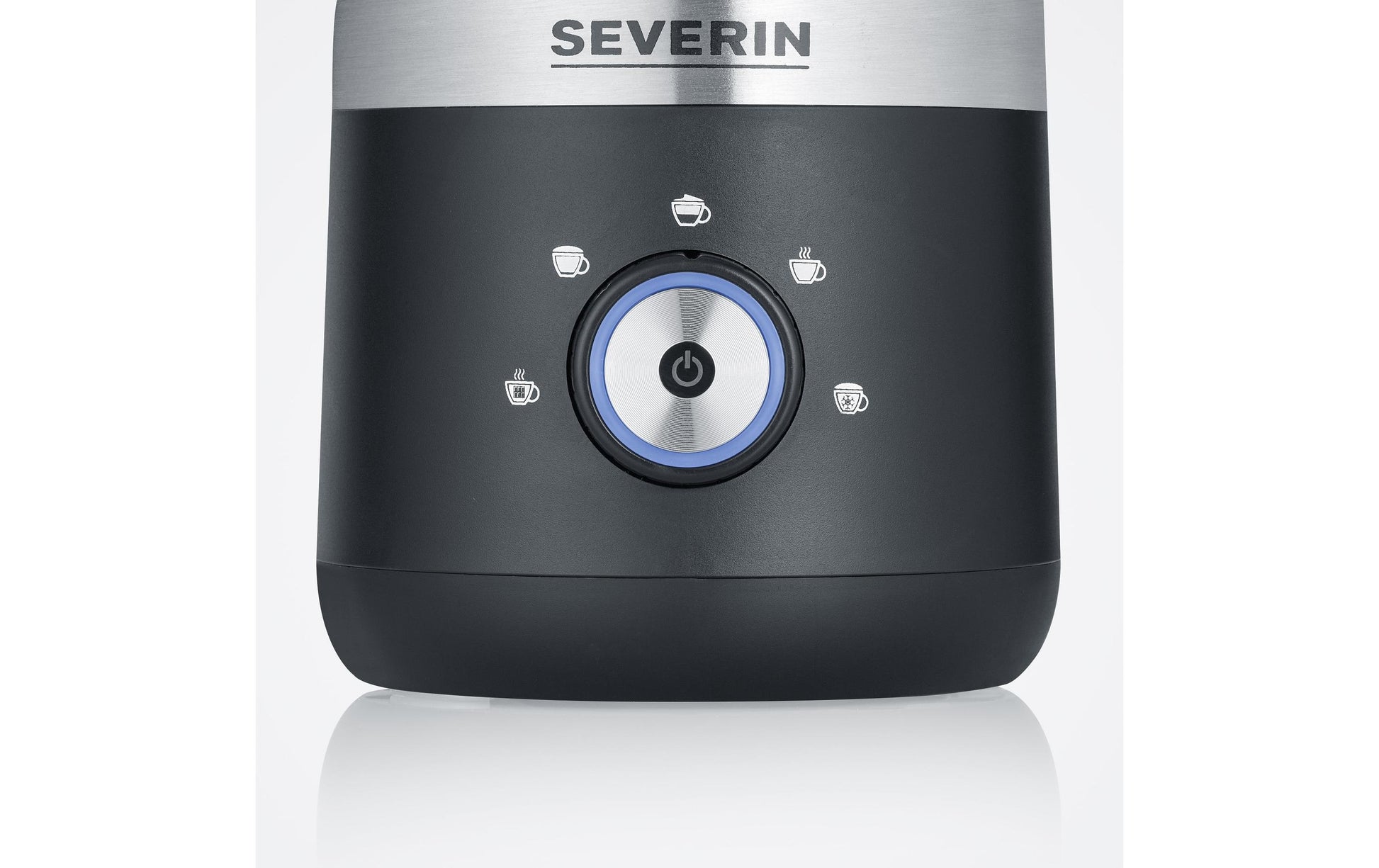 Severin Milchaufschäumer SM3588 – 300 ml, 550 W, spülmaschinenfest – schwarz/silber