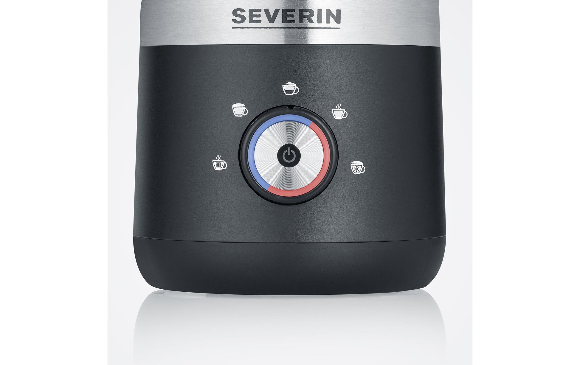 Severin Milchaufschäumer SM3588 – 300 ml, 550 W, spülmaschinenfest – schwarz/silber