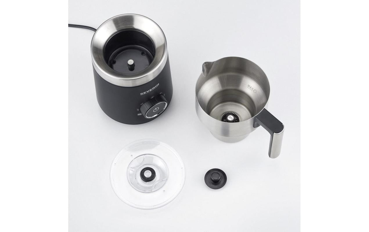 Severin Milchaufschäumer SM3586 – 700 ml, 500 W, spülmaschinenfest – schwarz/edelstahl