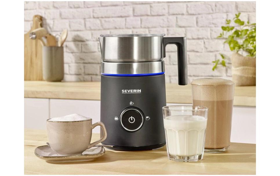 Severin Milchaufschäumer SM3585 – 500 ml, 500 W, Induktion – Schwarz/Edelstahl