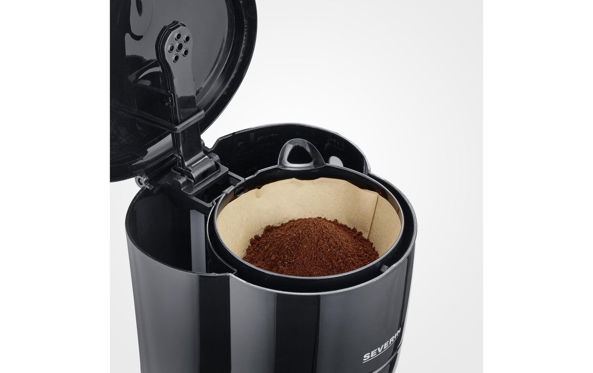 Severin KA4320 Filterkaffeemaschine – 10 Tassen, 1,25 l, Karaffe, Schwarz