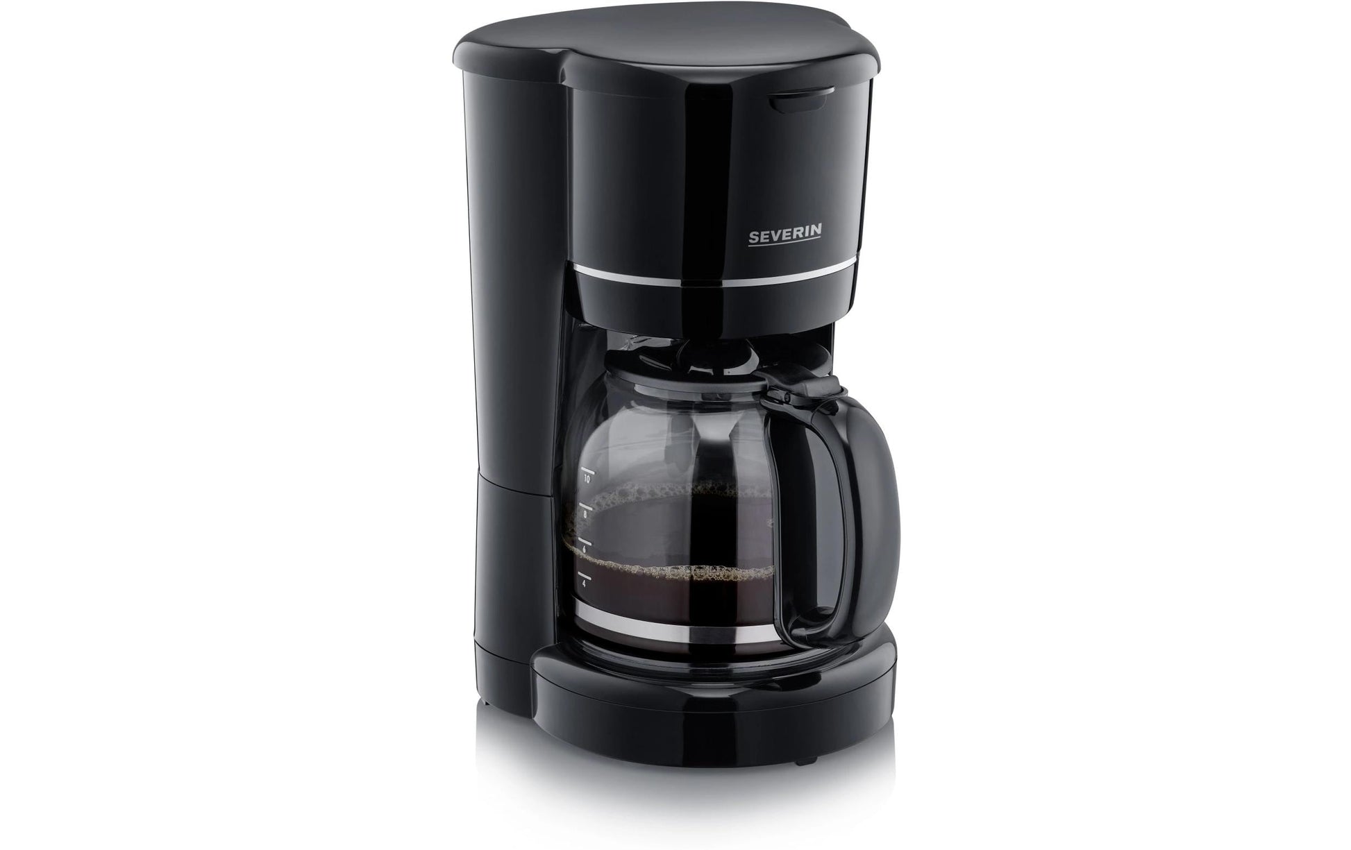 Severin KA4320 Filterkaffeemaschine – 10 Tassen, 1,25 l, Karaffe, Schwarz