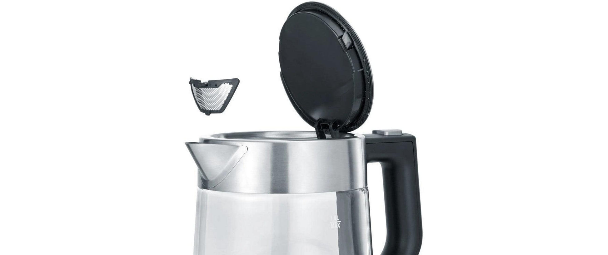 Severin Wasserkocher – 1 l, Glas, Schwarz, WK 3468