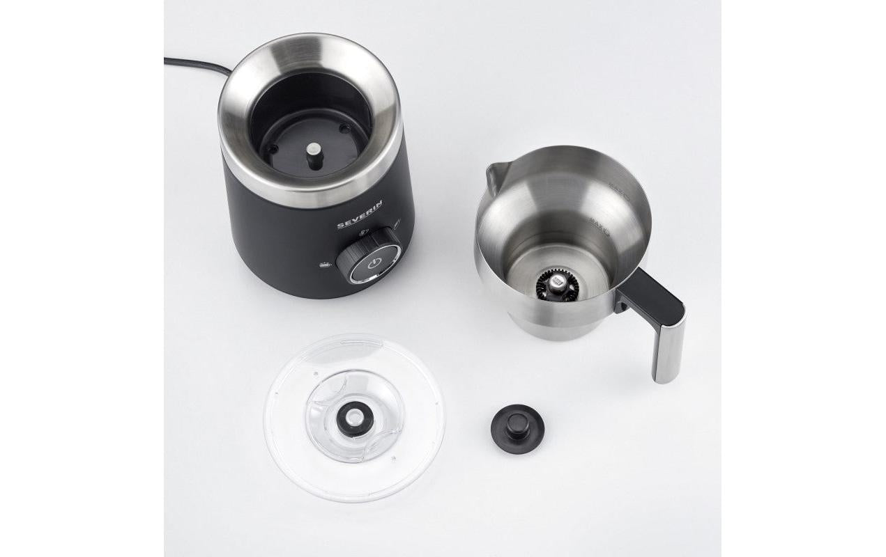 Severin Milchaufschäumer SM3585 – 500 ml, 500 W, Induktion – Schwarz/Edelstahl