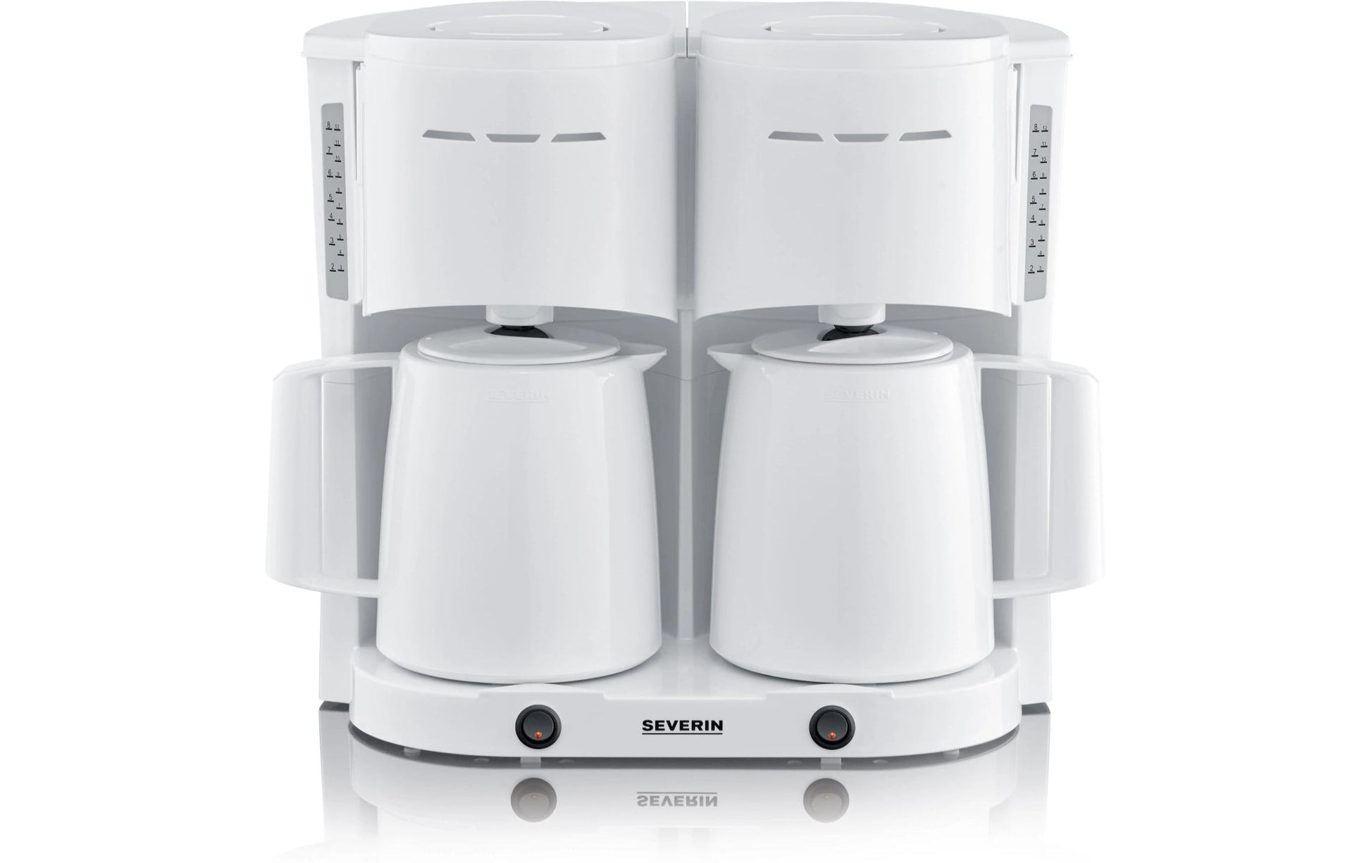 Severin KA9314 Filterkaffeemaschine – 16 Tassen, 1 l, Einwegfilter, Weiss