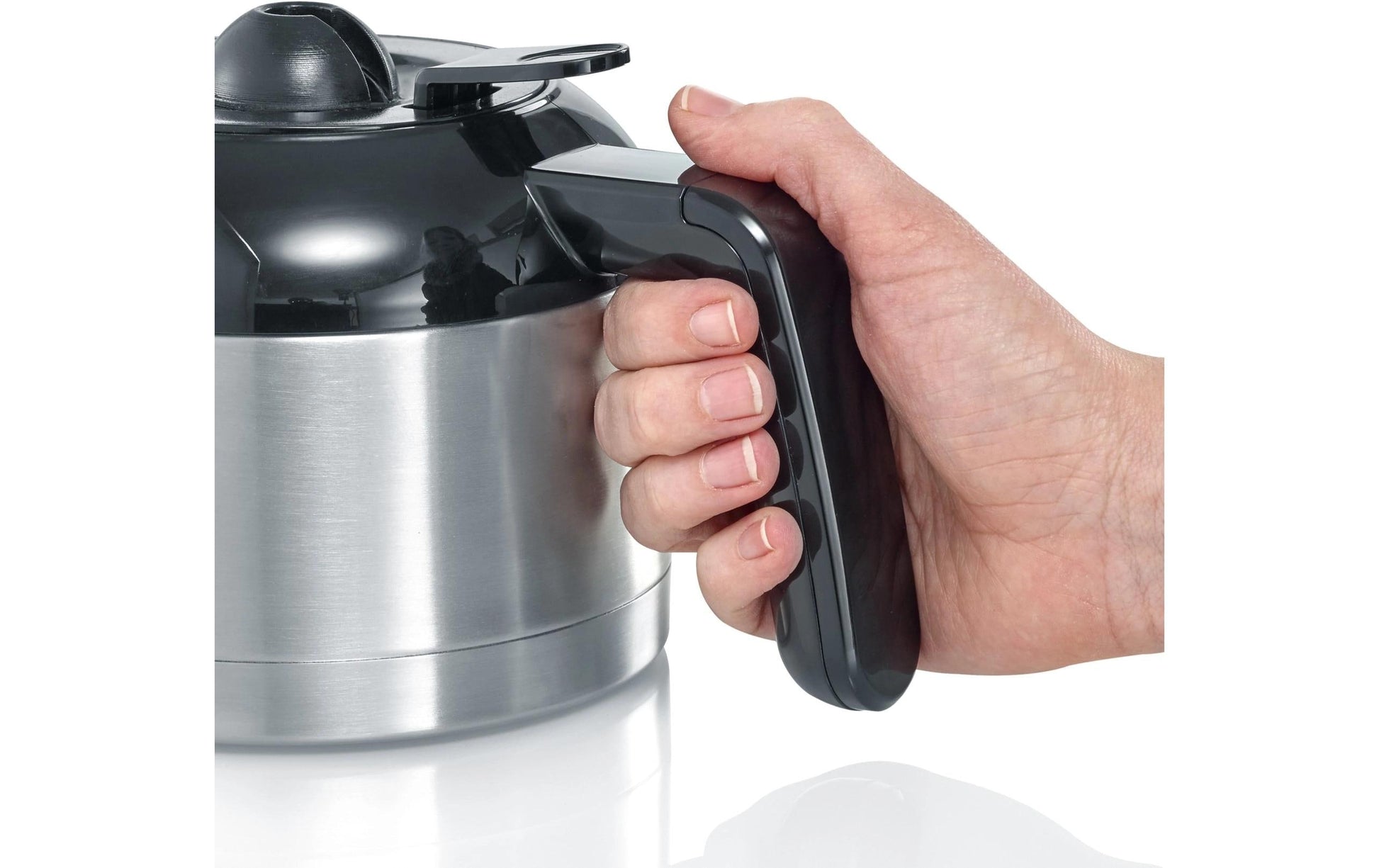 Severin KA4835 Filterkaffeemaschine – 8 Tassen, 1 l, Karaffe, Schwarz, 23 × 34 × 28,2 cm