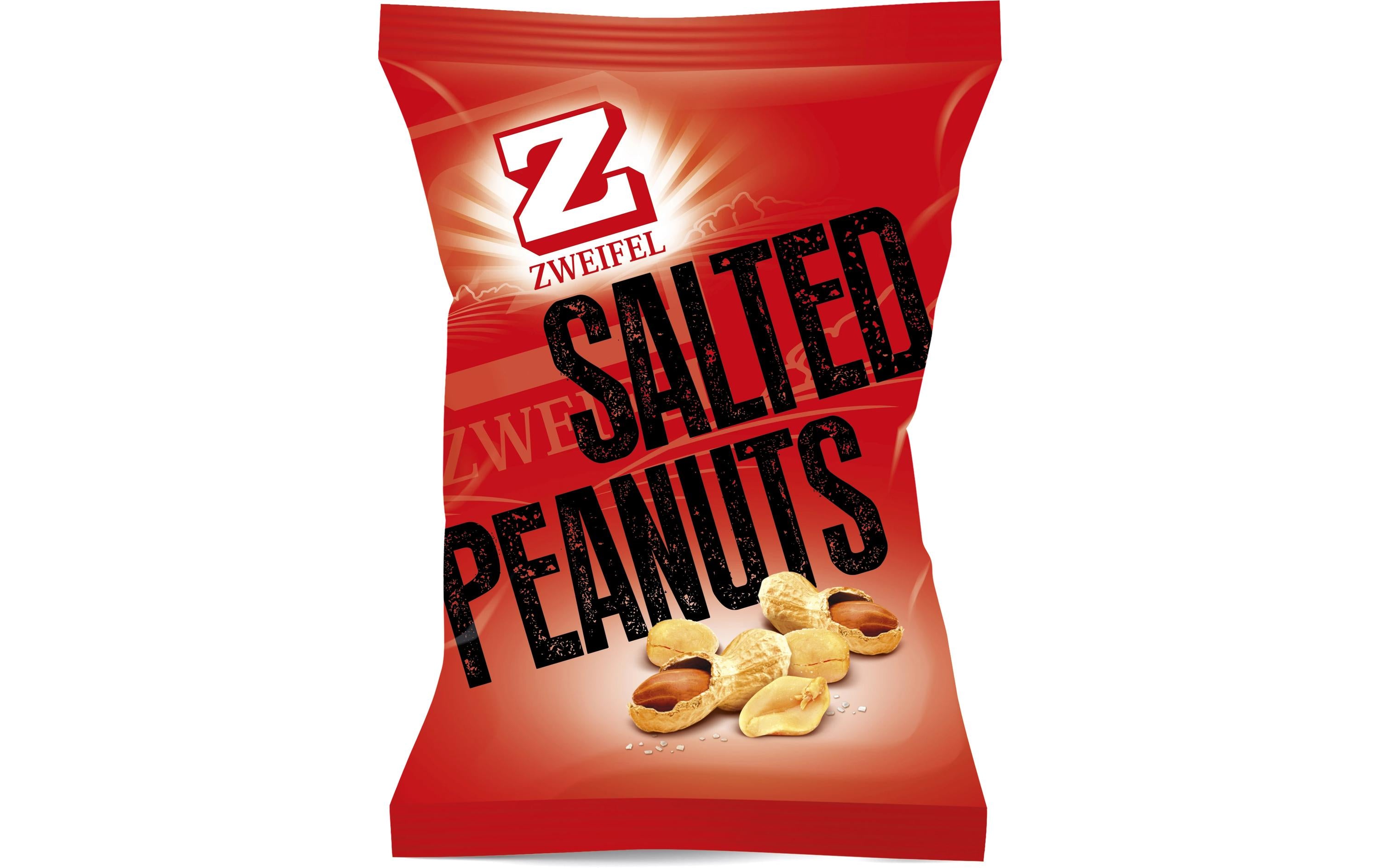 Zweifel Erdnüsse – Beutel, 500 g, vegan, glutenfrei, laktosefrei