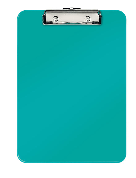 Leitz WOW Klemmbrett A4 – Kunststoff, Metall – Blau – mit Aufhängeöse – bis 80 Blatt