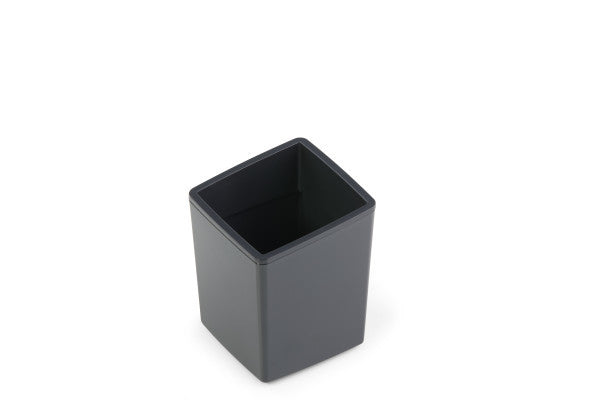 Durable Tischabfalleimer – Kunststoff, quadratisch – Anthrazit – 7,9×7,9×10,0 cm