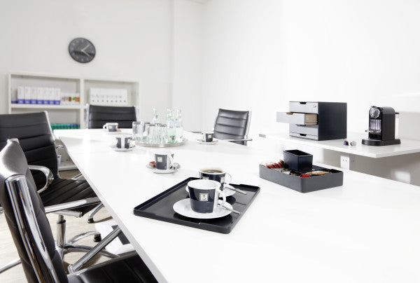 Durable Coffee Point Case 338658 – Schreibtisch-Organizer – 5 Fächer, Anthrazit, Kunststoff