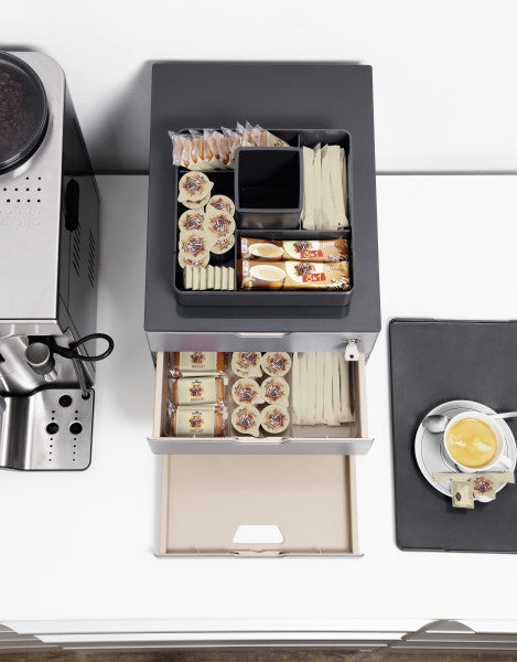 Durable Coffee Point Case 338658 – Schreibtisch-Organizer – 5 Fächer, Anthrazit, Kunststoff