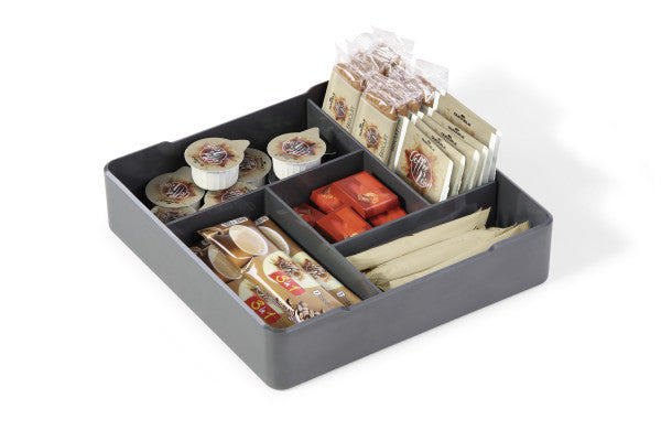 Durable Coffee Point Case 338658 – Schreibtisch-Organizer – 5 Fächer, Anthrazit, Kunststoff