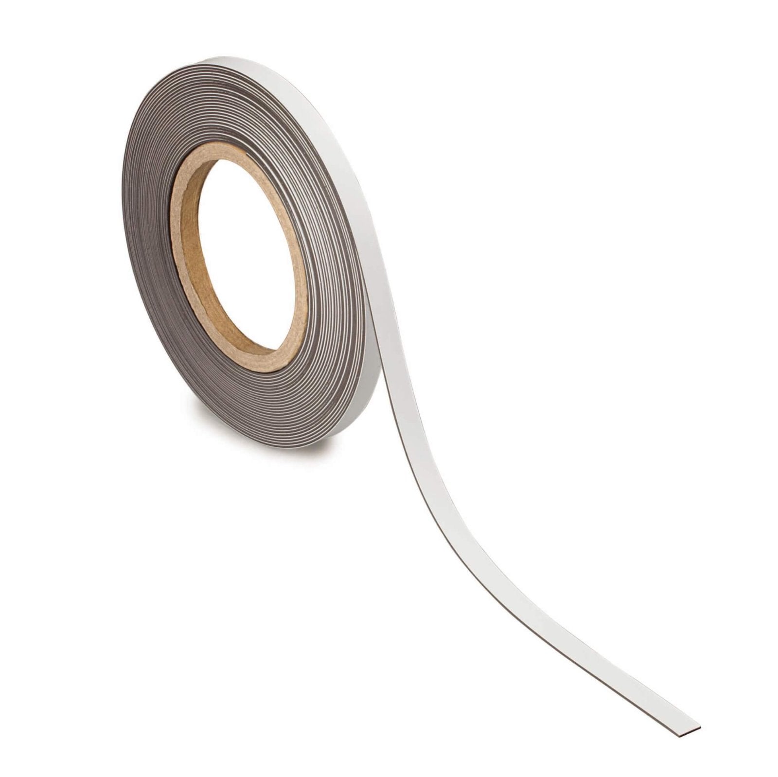 MAUL Magnetband – 10 mm × 10 m, weiss