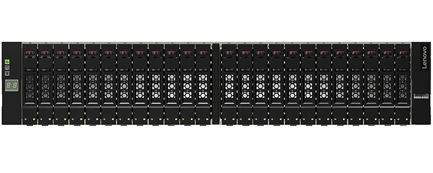 Lenovo D1224 – 24-Bay Rack 2U SAN – für 2,5" HDD/SSD, SAS