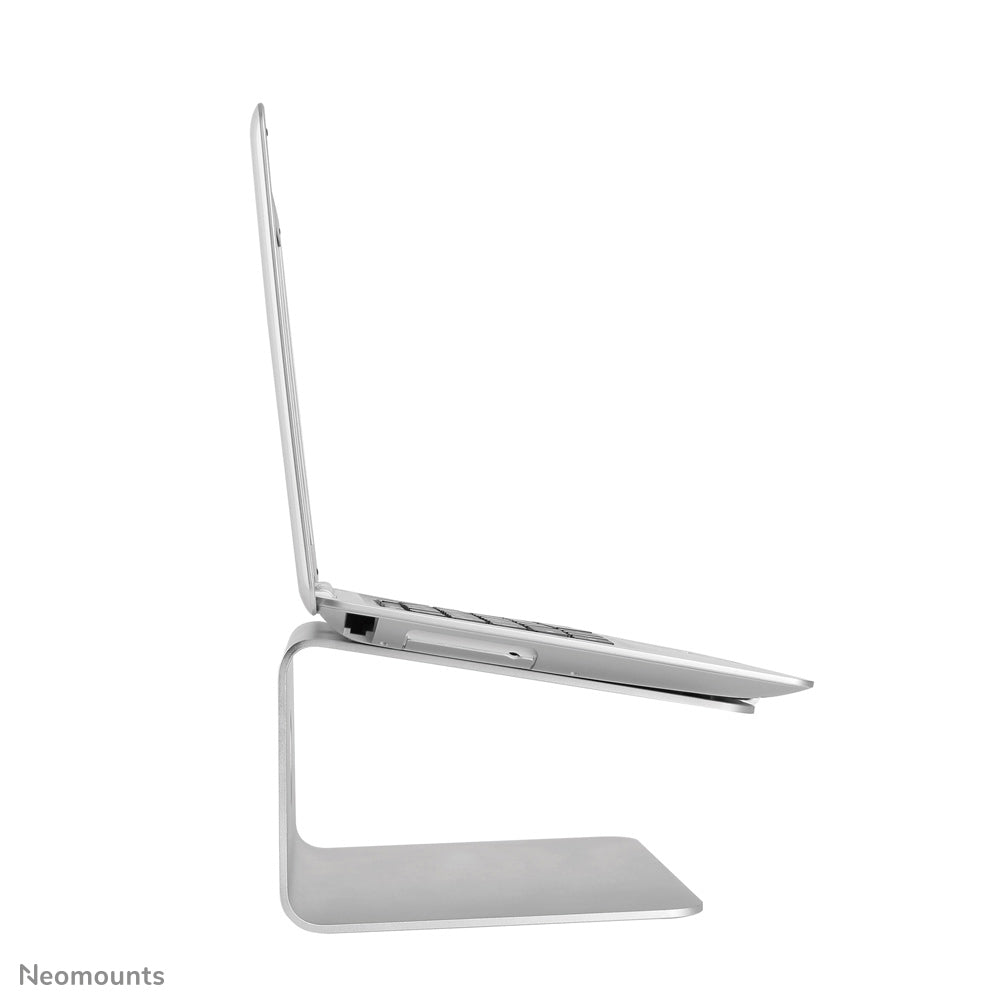 Neomounts Laptop-Ständer – bis 17", 360° drehbar, bis 5 kg – Silber