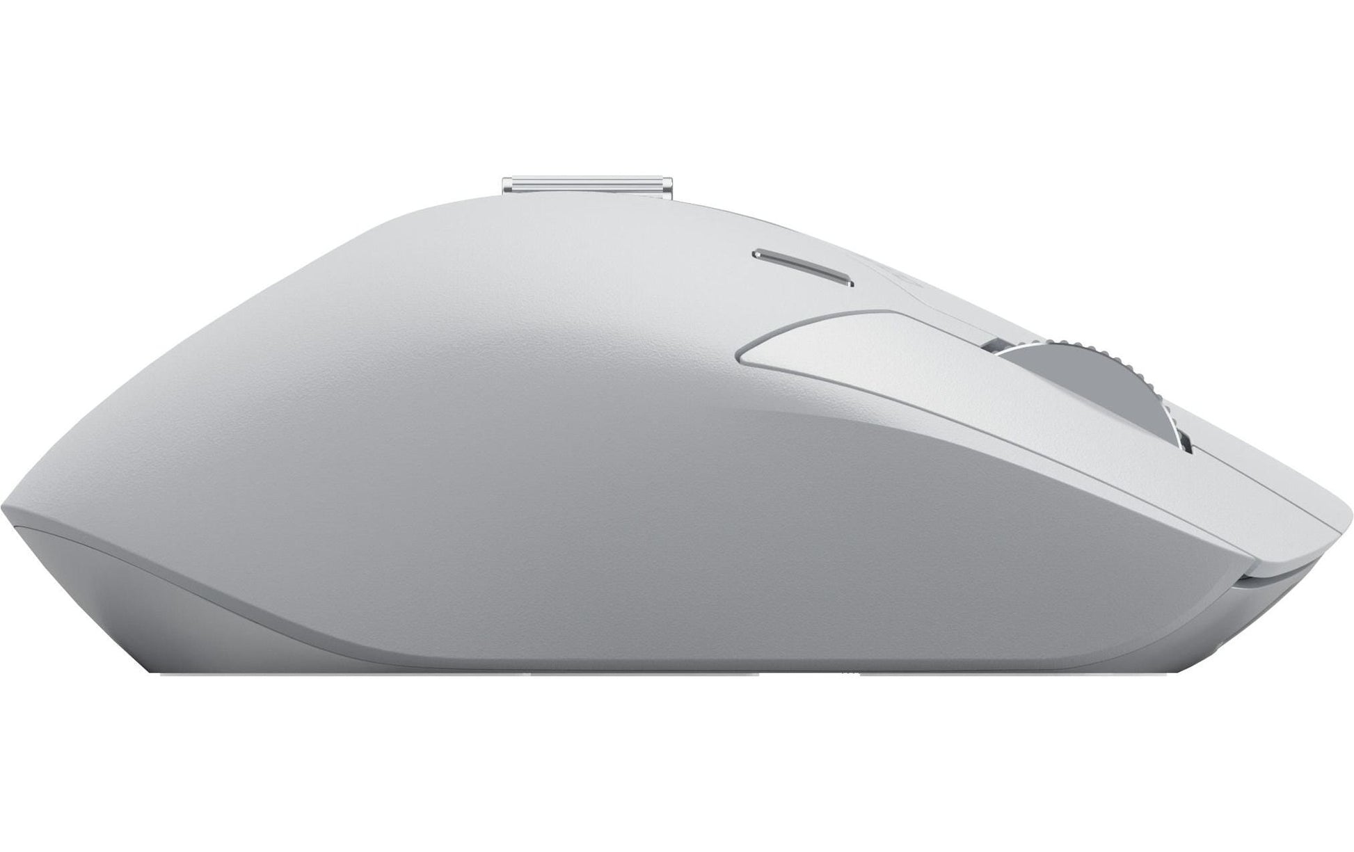 Rapoo MT760M Ergonomische Maus – kabellos, Bluetooth + 2,4 GHz, 4'000 dpi, 10 Tasten, für Rechtshänder, Grau