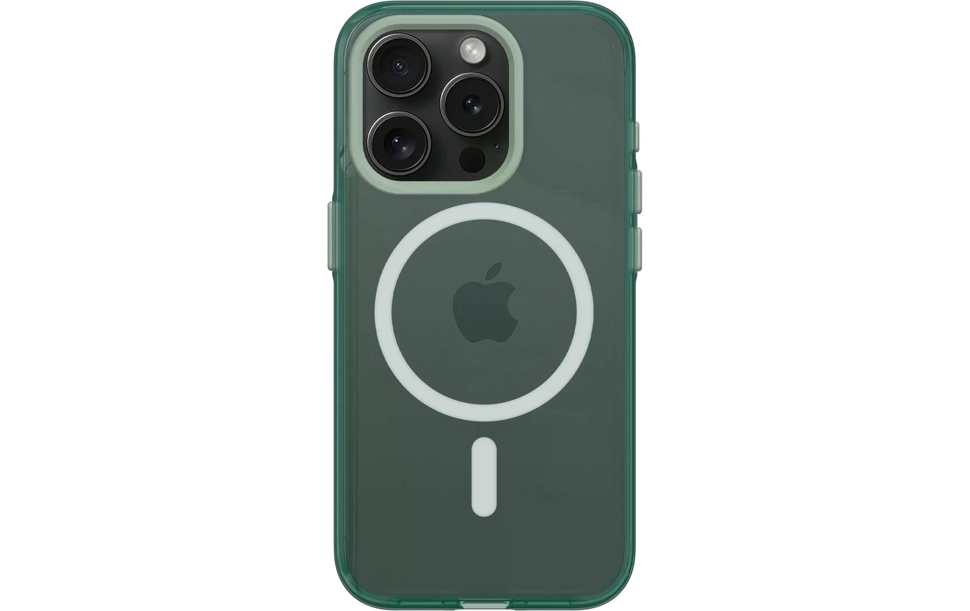 RhinoShield Backcover – für Apple iPhone 15 Pro – grün/transparent – TPE – MagSafe-kompatibel